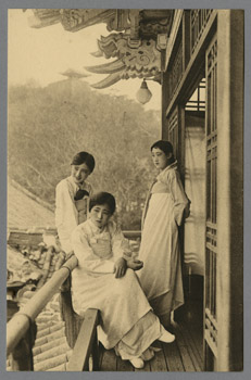 超歓迎された 平壌の妓生 朝鮮写真絵はがき | 絵葉書