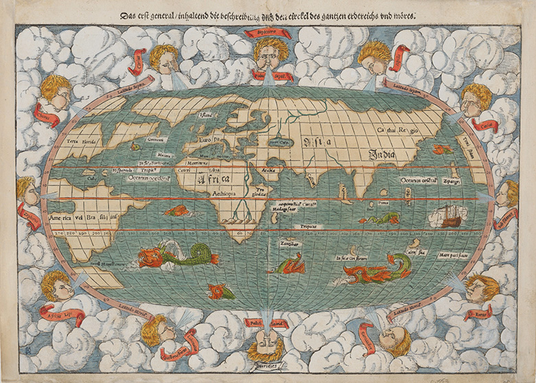 古版世界地図の中の日本 – 日本関係欧文史料の世界